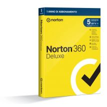 Norton 360 Deluxe 2024 | Antivirus per 5 dispositivi | Licenza di 1 anno | Secure VPN e Password Manager | PC, Mac, tablet e