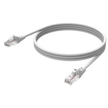 Vision Cat6 UTP, 1m cavo di rete Bianco U/UTP (UTP)