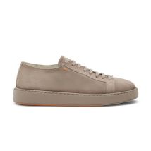 Santoni Sneaker En Daim Gris Pour Homme, Taille: 43