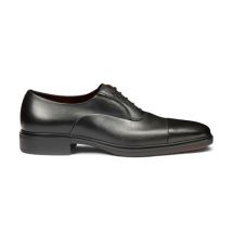 Santoni Chaussure À Lacets Easy En Cuir Noir Pour Homme, Taille: 46
