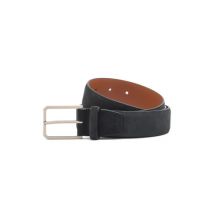 Santoni Ceinture Réglable En Daim Gris Pour Homme, Taille: 110 Cm