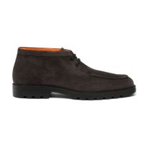 Santoni Desert Boot En Daim Gris Pour Homme, Taille: 48