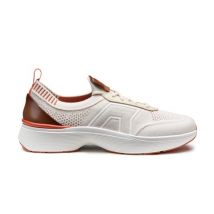 Santoni Sneaker Easy Bounce Da Uomo In Tessuto Bianco, Taglia: 45