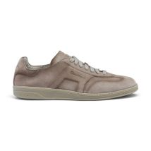 Santoni Sneaker Dbs Oly En Daim Gris Pour Homme, Taille: 42.5