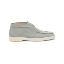 Santoni Desert Boot En Nubuck Gris Pour Femme, Taille: 38