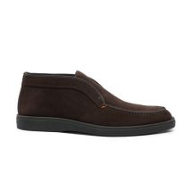Santoni Desert Boot En Daim Marron Pour Homme Brun Foncé, Taille: 45