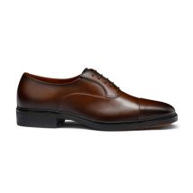 Santoni Chaussure À Lacets Easy En Cuir Brun Foncé Pour Homme, Taille: 43.5