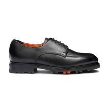 Santoni Derby En Cuir Noir Pour Homme, Taille: 40