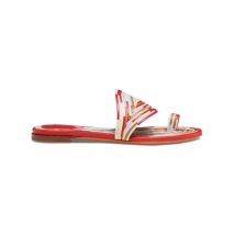 Santoni Sandale En Cuir Multicolore Pour Femme Rouge, Taille: 37.5