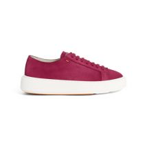 Santoni Sneaker En Daim Rouge Pour Femme, Taille: 37.5