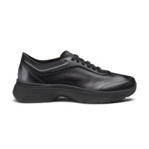 Santoni Sneaker Easy Bounce Da Uomo In Pelle Nera Nero, Taglia: 43.5