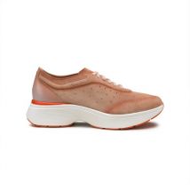 Santoni Damen-sneaker Aus Rosa Wildleder Easy Bounce Naturliche, Größe: 38