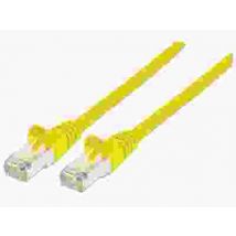 INTELLINET Patchkabel RJ45 SF/UTP Cat5e  2m Hebelschutz gelb