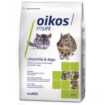 Oikos Chinchilla & Degu 600g alimento completo per cincillà e degu