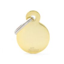 Medaglietta Cerchio S Cromato Ottone