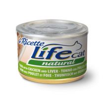 Life Cat Tonno con Pollo e Fegatini 150g umido gatto