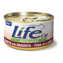 Life Cat Tonno con Aragosta 85g umido gatto Formato 24 x 85g