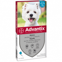 Advantix Cani 4-10 Kg 4 pipette pulci zecche per cane