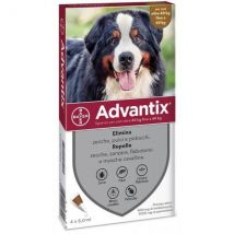 Advantix Cani oltre i 40 Kg 4 pipette pulci zecche per cane