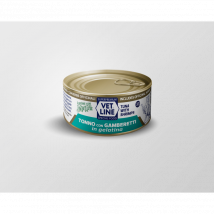 Vet Line Tonno con Gamberetti in gelatina 70g umido gatto