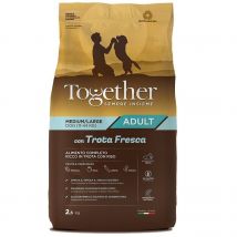 Together Trota fresca e riso Medium Large crocchette cane Formato 12 Kg