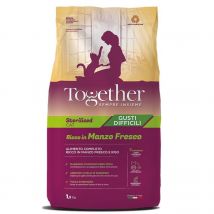 Together Sterilised Cat Gusti Difficili Manzo fresco crocchette gatto Formato 6 Kg