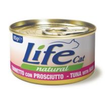Life Cat Tonnetto con Prosciutto 85g umido gatto Formato 85 g