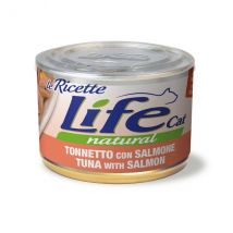 Life Cat Tonnetto con Salmone e carote 150g umido gatto