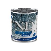 N&D Ocean Merluzzo e Calamaro 285g umido cane