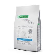 Nature's Protection White Dogs Adult Small Aringa 1,5kg crocchette cane Superior Care