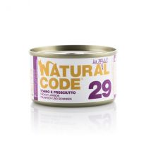Natural Code 29 Tonno e Prosciutto in jelly 85gr umido gatto 85 g