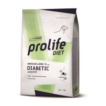Prolife diet Diabetic Sensitive Medium Large 8kg crocchette dietetiche cane