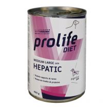 Prolife diet Hepatic umido dietetico cane Formato 400g