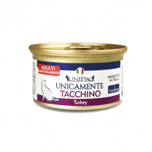 UniPro Unicamente Tacchino 85g umido gatto monoproteico 85 g