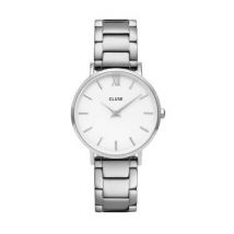 CLUSE Minuit Trio Link Silver Watch