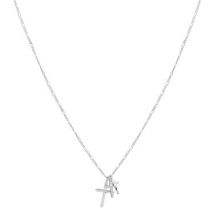 Argento Silver Triple Cross Necklace
