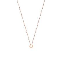 Rebecca My World Rose Gold Carrier Necklace