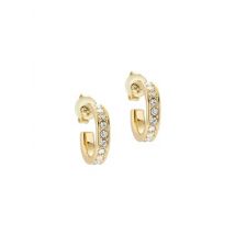 Ted Baker Gold Crystal Nano Huggie Earrings
