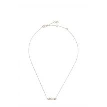 Kate Spade New York Silver Crystal Bow Necklace