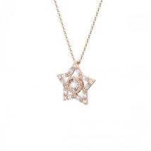 Swarovski Rose Gold Stella Star Necklace