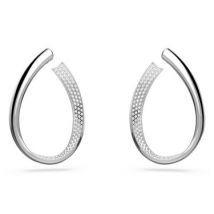 Swarovski Exist Silver Loop Earrings