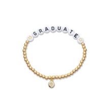 Dirty Ruby Gold Graduate Stretch Bracelet