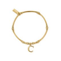 ChloBo Gold Iconic C Initial Bracelet