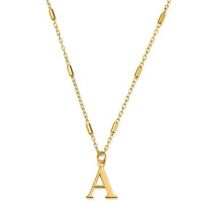 ChloBo Gold Iconic A Initial Necklace