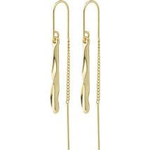 Pilgrim Gold Alberte Drop Chain Earrings