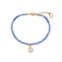 August Woods Blue + Opal Beaded Drop Bracelet
