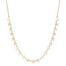 August Woods Gold Star Crystal Necklace