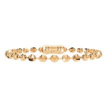 Rebecca My World Gold Milled Ball Bracelet