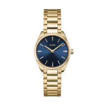 CLUSE Zoe Gold + Blue Mini Feroce Link Watch