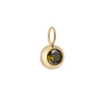 Over & Over Gold August Birthstone Charm
